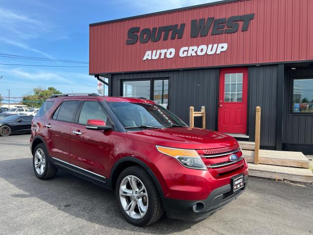 2015 Ford Explorer 7Pass|LTD|4WD|HtdLthrSeat|DualSunroof|Backup|Alloy