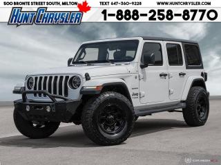 Used 2018 Jeep Wrangler Unlimited SAHARA | LEATHER | LED | CLD WTHR | NAV | SOUND | for sale in Milton, ON