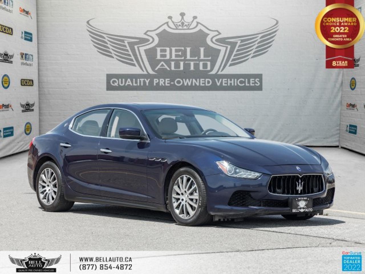 2014 Maserati Ghibli S Q4, AWD, BackUpCamera, Navigation, Sunroof, Sensor, WoodInterior Photo1