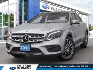 Used 2018 Mercedes-Benz GLA 250 4matic $500 Finance Incentive! for sale in Sudbury, ON