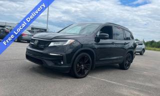 Used 2019 Honda Pilot Black Edition 4WD - Leather, Sunroof, Navigation, Rear DVD, Tow Hitch & Much More! for sale in Guelph, ON