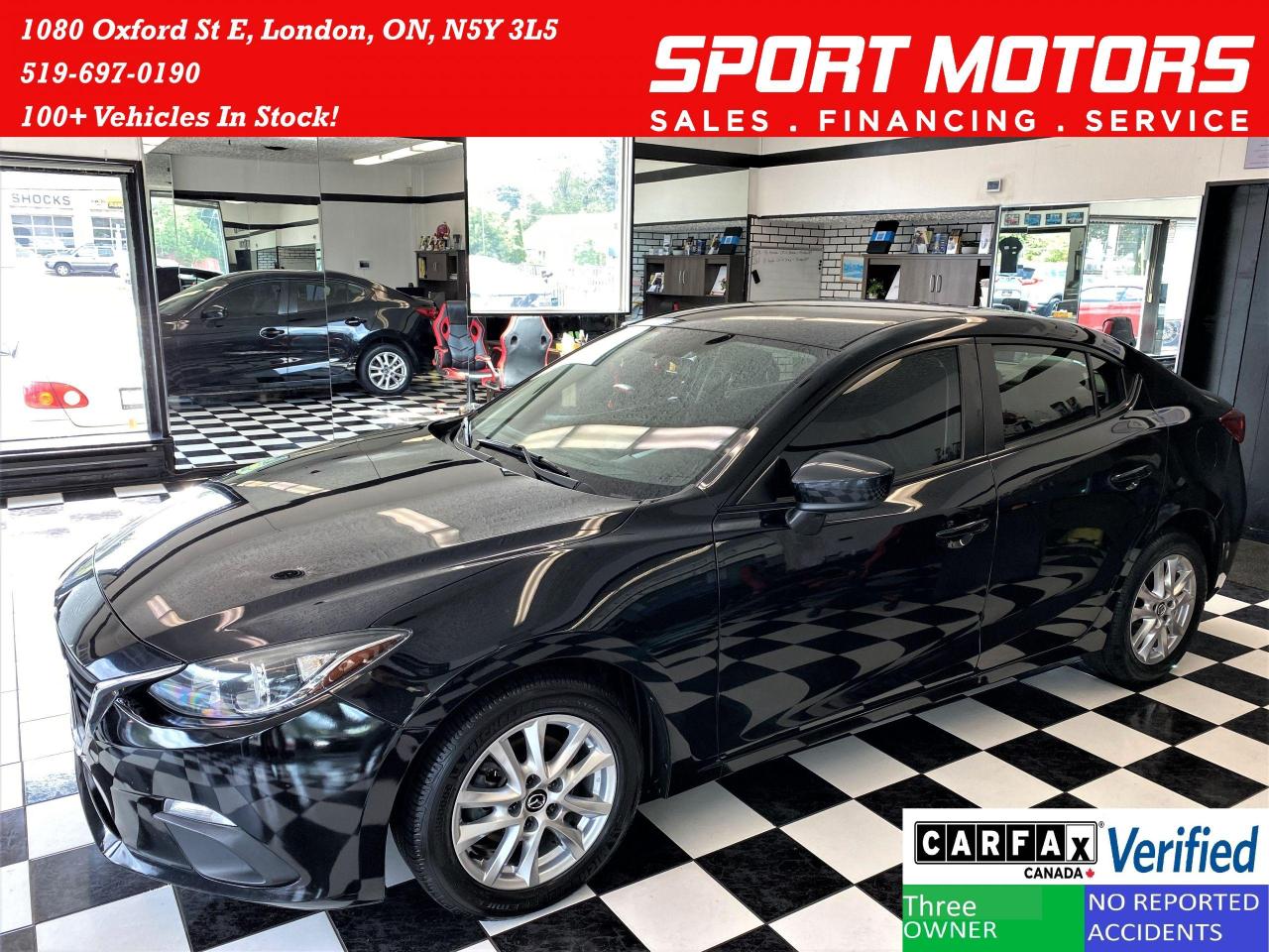 2015 Mazda MAZDA3 GX+A/C+Cruise Control+Clean Carfax