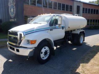 Used 2007 Ford F-750 Water  Tanker Truck Air Brakes Diesel for sale in Burnaby, BC