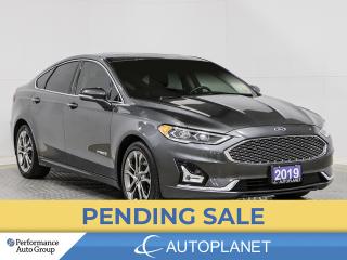 Used 2019 Ford Fusion Hybrid Titanium, Back Up Cam, Cooled Seats, Sunroof! for sale in Brampton, ON