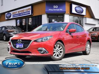 Used 2015 Mazda MAZDA3 4dr Sdn Auto GS Touring/MOONROOF/LOW KMS!/ for sale in Brantford, ON