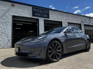 Used 2020 Tesla Model 3 Performance/ White Interior/ Clean Carfax for sale in Guelph, ON