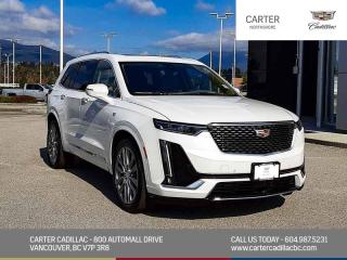 6 Passenger Seating, Navigation, Moonroof, Memory PKG, Wireless Charging, Adaptive Cruise Control, Wheel Lock PKG, Universal Home Remote, Head-up Display, Reverse Automatic Braking, Driver Assist Package, Advanced Security Package and Power Liftgate,. Test Drive Today!
<ul>
</ul>
<div><strong>WHY CARTER CADILLAC?</strong></div>
<div>
             </div>
<ul>
            <li>
                        Family owned and proudly Canadian - for over 55 years!</li>
            <li>
                        Multilingual staff and culturally diverse workforce - with many languages spoken!</li>
            <li>
                        Fast Approvals and 99% Acceptance Rates (no matter your current credit status!)</li>
            <li>
                        Choice and flexibility - our Financing and Lease Programs are designed with our customers in mind.</li>
            <li>
                        Carter Vehicle Insurance - Our in-house team of insurance professionals provides fast insurance quotes</li>
            <li>
                        Located in North Vancouver (easy access to the Lower Mainland, Tri-Cities and beyond).</li>
            <li>
                        State of the art Service Facility  21 Service Bays with Factory Certified GM Service Technicians!</li>
            <li>
                        Online Vehicle Service Scheduling - electronic service status updates.</li>
            <li>
                        Full vehicle service history with customer access to updates and product recalls.</li>
            <li>
                        Comfortable non-pressured environment with in-store TV, WIFI and childrens indoor play area!</li>
</ul>
<p>Were here to help you drive the vehicle you want, the vehicle you deserve!</p>
<div><strong>QUESTIONS? GREAT! WEVE GOT ANSWERS!</strong></div>
<div>
             </div>
<div>
            To speak with a friendly vehicle specialist - <strong>CALL NOW! (604) 229-8803</strong></div>
<div>
 </div>
<div>
 (Doc. Fee: $598.00 Dealer Code: D10743)</div>
<div>
        *Eligibility conditions may apply. Call now to learn more.