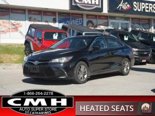 Used 2017 Toyota Camry SE  CAM BLUETOOTH LEATH HTD-SEATS 17-AL for sale in St. Catharines, ON
