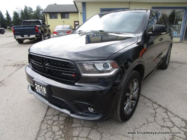 2018 Dodge Durango ALL-WHEEL DRIVE GT-EDITION 7 PASSENGER 3.6L - V6.. BENCH & 3RD ROW.. LEATHER.. HEATED SEATS & WHEEL.. BACK-UP CAMERA.. POWER SUNROOF..