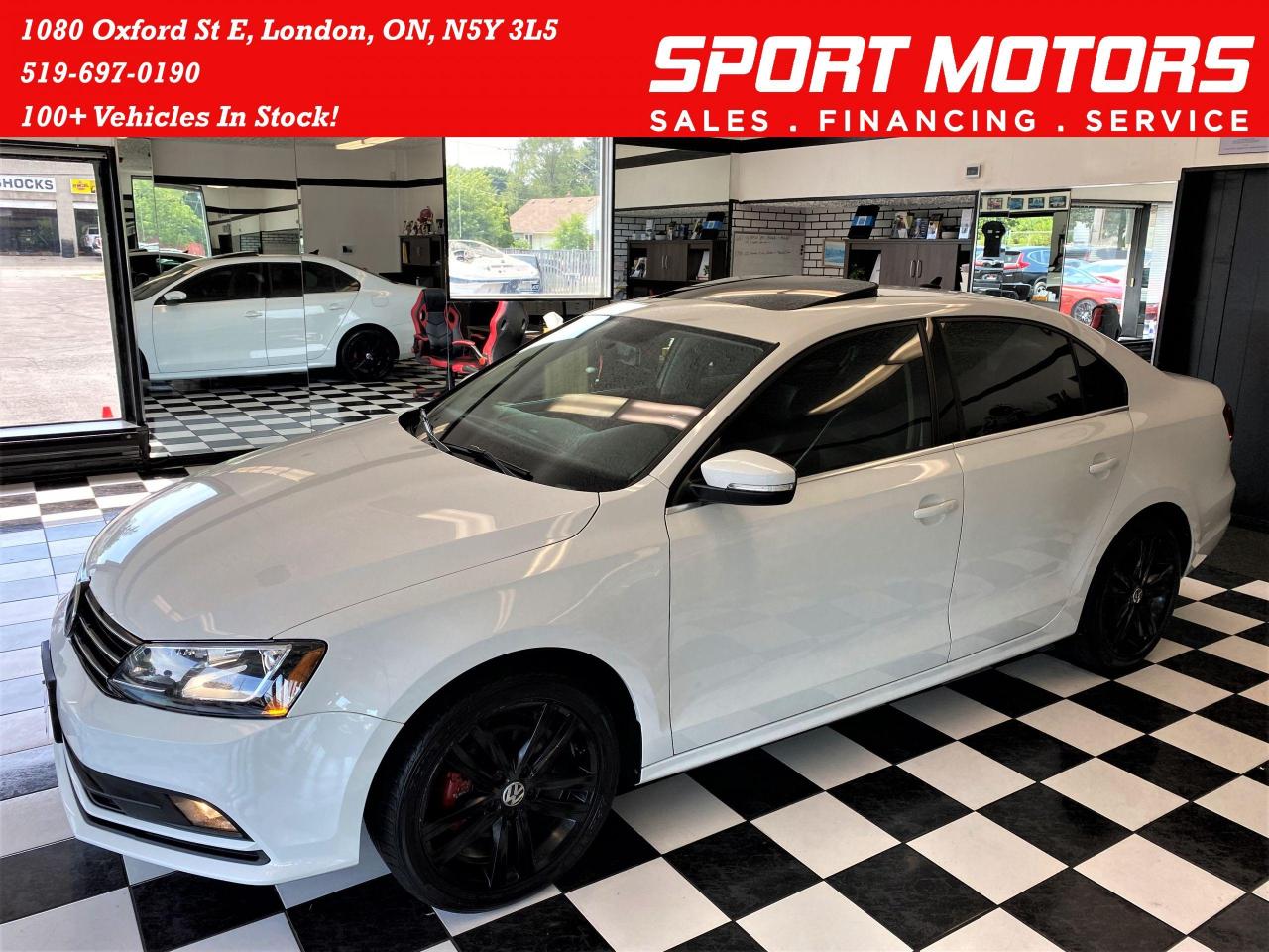 2015 Volkswagen Jetta Highline+ApplePlay+GPS+Blind Spot+Leather+Roof