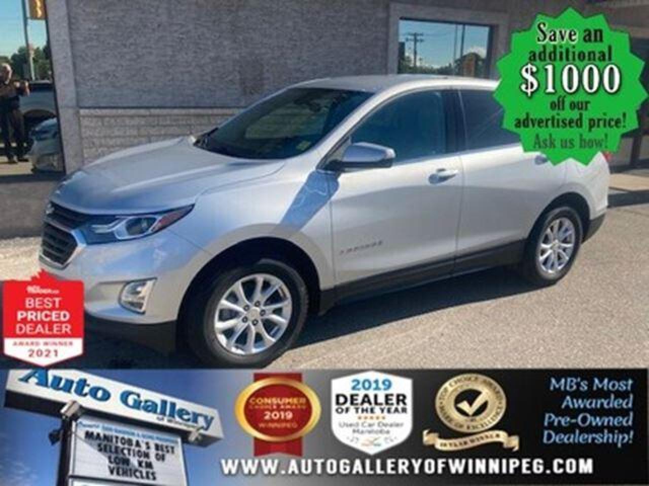 Used 2018 Chevrolet Equinox LT* AWD/Remote Starter/SXM/Reverse Camera for sale in Winnipeg, MB