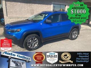 Used 2020 Jeep Cherokee Trailhawk Elite*4x4/Power Liftgate/Heated Seat/SXM for sale in Winnipeg, MB