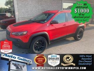 Used 2019 Jeep Cherokee Trailhawk* 4x4/Heated Seats/SXM/Remote Starter for sale in Winnipeg, MB