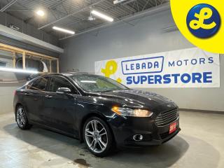 Used 2015 Ford Fusion Titanium AWD * Navigation * Heated Leather Seats *  Remote Start * Push Button Start * Back Up Camera * Park Assist *Sport Mode * Paddle Shifters * Cr for sale in Cambridge, ON