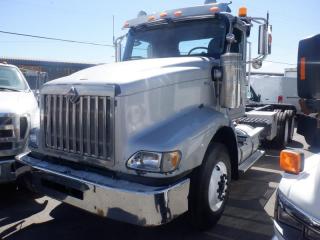 2013 International Eagle Semi 5900i, 13.0L L6 DIESEL engine, 6 cylinder, 2 door, manual, air conditioning, AM/FM radio, grey exterior, grey interior, cloth, 8600 engine hours, 2225.2 PTO hours, 1429.6 Idle hours. Measurements: Front Wheel to first wheel - 200 inches, front wheel to last rear wheel - 252 inches. 10 brand new tires,  Certificate and Decal valid until January 2023. $30,810.00 plus $375 processing fee, $31,185.00 total payment obligation before taxes.  Listing report, warranty, contract commitment cancellation fee, financing available on approved credit (some limitations and exceptions may apply). All above specifications and information is considered to be accurate but is not guaranteed and no opinion or advice is given as to whether this item should be purchased. We do not allow test drives due to theft, fraud and acts of vandalism. Instead we provide the following benefits: Complimentary Warranty (with options to extend), Limited Money Back Satisfaction Guarantee on Fully Completed Contracts, Contract Commitment Cancellation, and an Open-Ended Sell-Back Option. Ask seller for details or call 604-522-REPO(7376) to confirm listing availability.