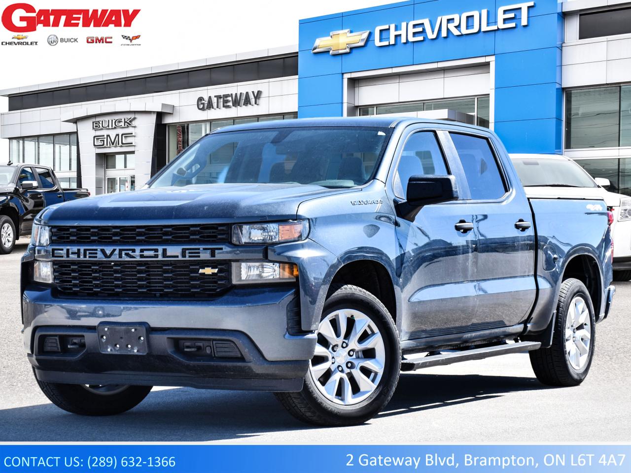 Used 2019 Chevrolet Silverado 1500 Custom / 4X4 / 5.3 V8 /  CREW CAB / for sale in Brampton, ON