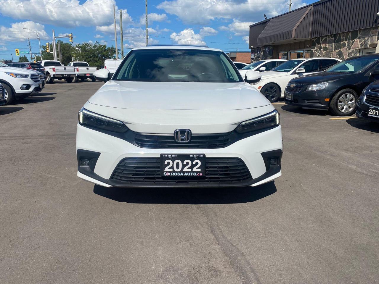 2022 Honda Civic Touring AUTO NO ACCIDENT LOADED GPS LEATHER ROOF Photo4