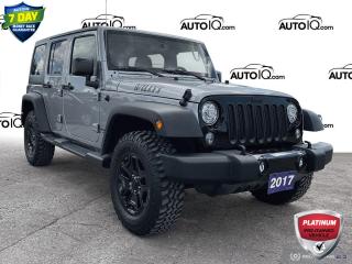 Used 2017 Jeep Wrangler Unlimited Sport Willys 4x4/Auto/Cloth Seats/Air Conditioning for sale in St Thomas, ON