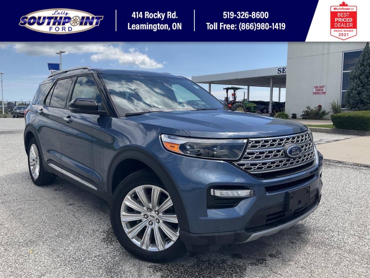Used 2020 Ford Explorer Limited LTD | NAV | MOONROOF | HTD & COOLED SEATS | HEATED 2ND ROW for sale in Leamington, ON