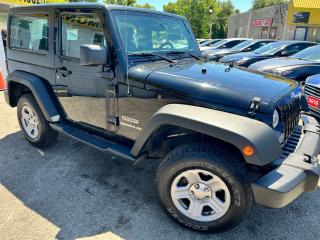 Used 2015 Jeep Wrangler SPORT/AUTO/4WD/HARD TOP/CLEAN CAR FAX for sale in Scarborough, ON