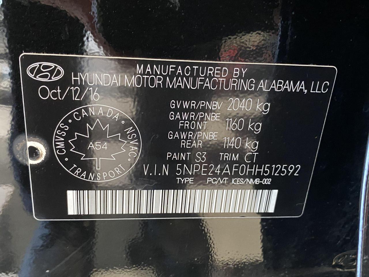 2017 Hyundai Sonata GL+New Tires & Brakes+Heated Seats+Camera+A/C Photo97