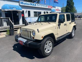 Used 2011 Jeep Wrangler Sahara-4x4-6cyl-Accident Free-Two Tops for sale in Stoney Creek, ON