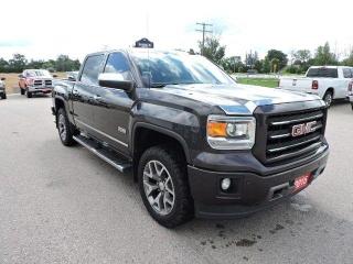 Used 2015 GMC Sierra 1500 SLT Crew 4X4 5.3L Leather Navigation Rust Free for sale in Gorrie, ON