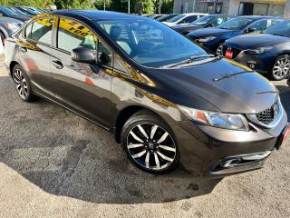 Used 2013 Honda Civic Touring/NAVI/LEATHER/ROOF/P.SEAT/LOADED/ALLOYS for sale in Scarborough, ON