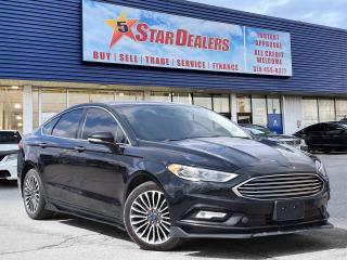 Used 2017 Ford Fusion LEATHER SUNROOF HEATED SEATS WE FINANCE ALL CREDIT for sale in London, ON