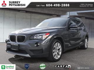 Dealer # 40045<div autocomment=true>Here is the opportunity youve been waiting for! Discerning drivers will appreciate the 2014 BMW X1 xDrive28i! <br /><br /> Distinctive design and opulent equipment are standard. BMW infused the interior with top shelf amenities, such as: a rear window wiper, power windows, and much more. Smooth gearshifts are achieved thanks to the 2 liter 4 cylinder engine, and for added security, dynamic Stability Control supplements the drivetrain. All wheel drive provides for safe passage, regardless of road or weather conditions. <br /><br /> Our knowledgeable sales staff is available to answer any questions that you might have. Theyll work with you to find the right vehicle at a price you can afford. Call now to schedule a test drive. <br /><br /></div>At Surrey Mitsubishi all vehicles are inspected by factory trained technicians, professionally detailed, and come with Carfax report and lien report.Shop with confidence at Surrey Mitsubishi and see why we are greater Vancouvers number one car superstore! We take all trades and offer financing for everyone!  All prices are plus $695 prep fee, $159 wheel lock fee, $395 doc fee, $1495 finance fee or $695 Cash Admin Fee . All credit is cod. See Dealer for details.