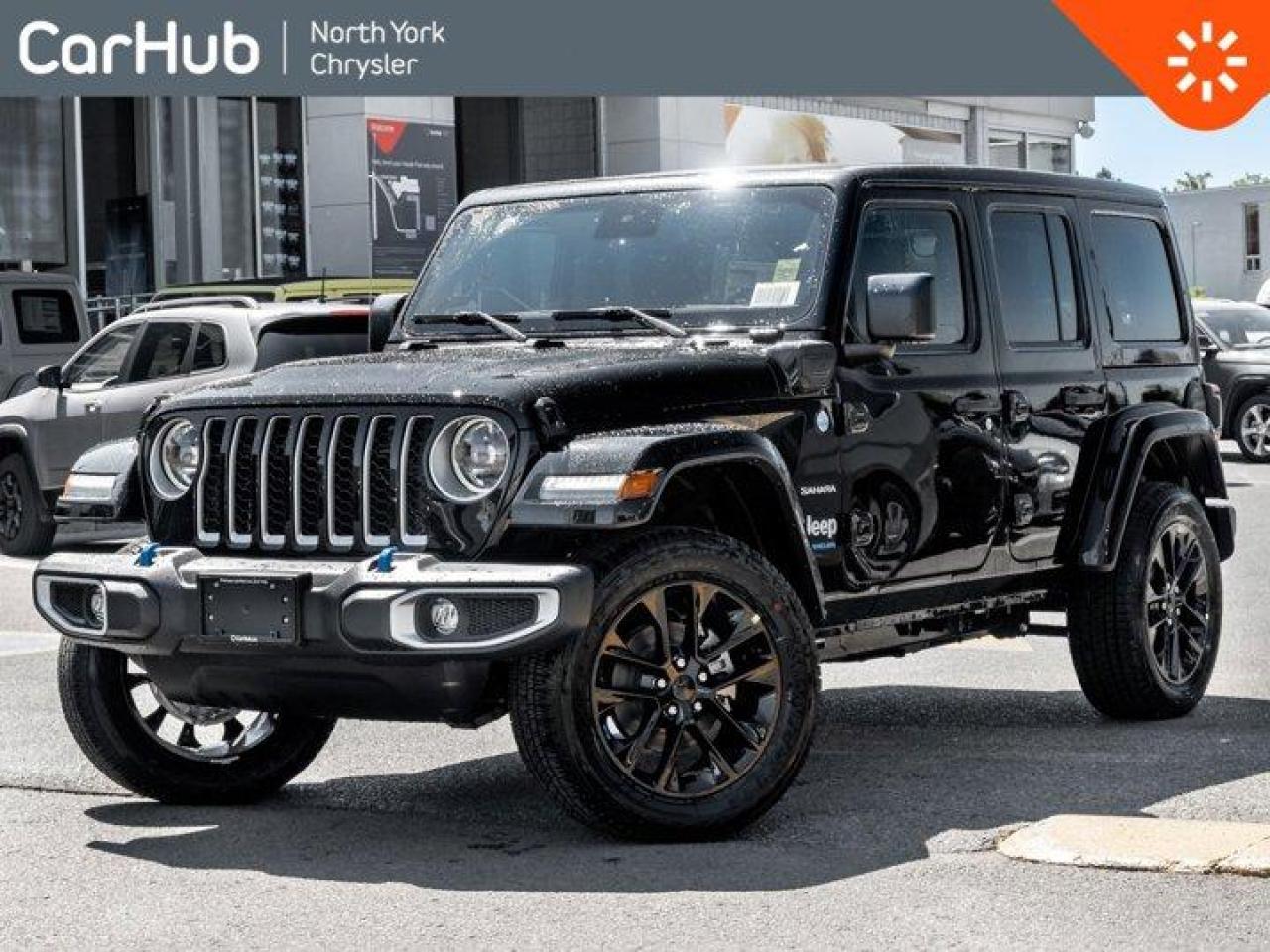 New 2023 Jeep Wrangler 4xe Sahara 4 Door LEDs Skyroof Adv Safety Grp Heated Leather Nav for sale in Thornhill, ON