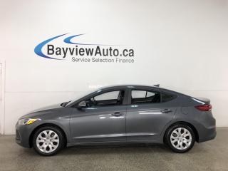 Used 2018 Hyundai Elantra GL - MANUAL! FUEL SAVER! HTD SEATS! A/C! REVERSE CAM! for sale in Belleville, ON