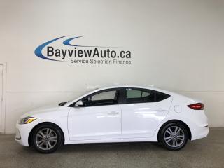 Used 2017 Hyundai Elantra GL - SHARP! WHITE WITH ALLOYS! HTD SEATS! 69,000KMS! for sale in Belleville, ON
