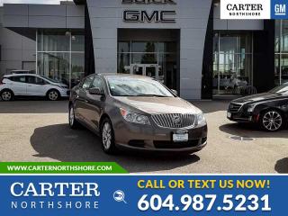 Used 2011 Buick LaCrosse CX BLUETOOTH - CRUISE CONTROL - PWR DRIVER SEAT for sale in North Vancouver, BC