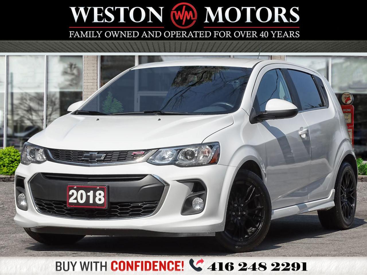 Used 2018 Chevrolet Sonic LT*RS PKG*HEATED SEATS*REV CAM!!* CLEAN CARFAX!!** for sale in Toronto, ON