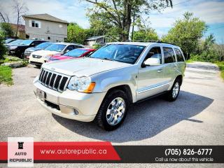 Used 2009 Jeep Grand Cherokee Limited 4WD Hemi LOW KMS  YOU CERTIFY YOU SAVE for sale in Orillia, ON