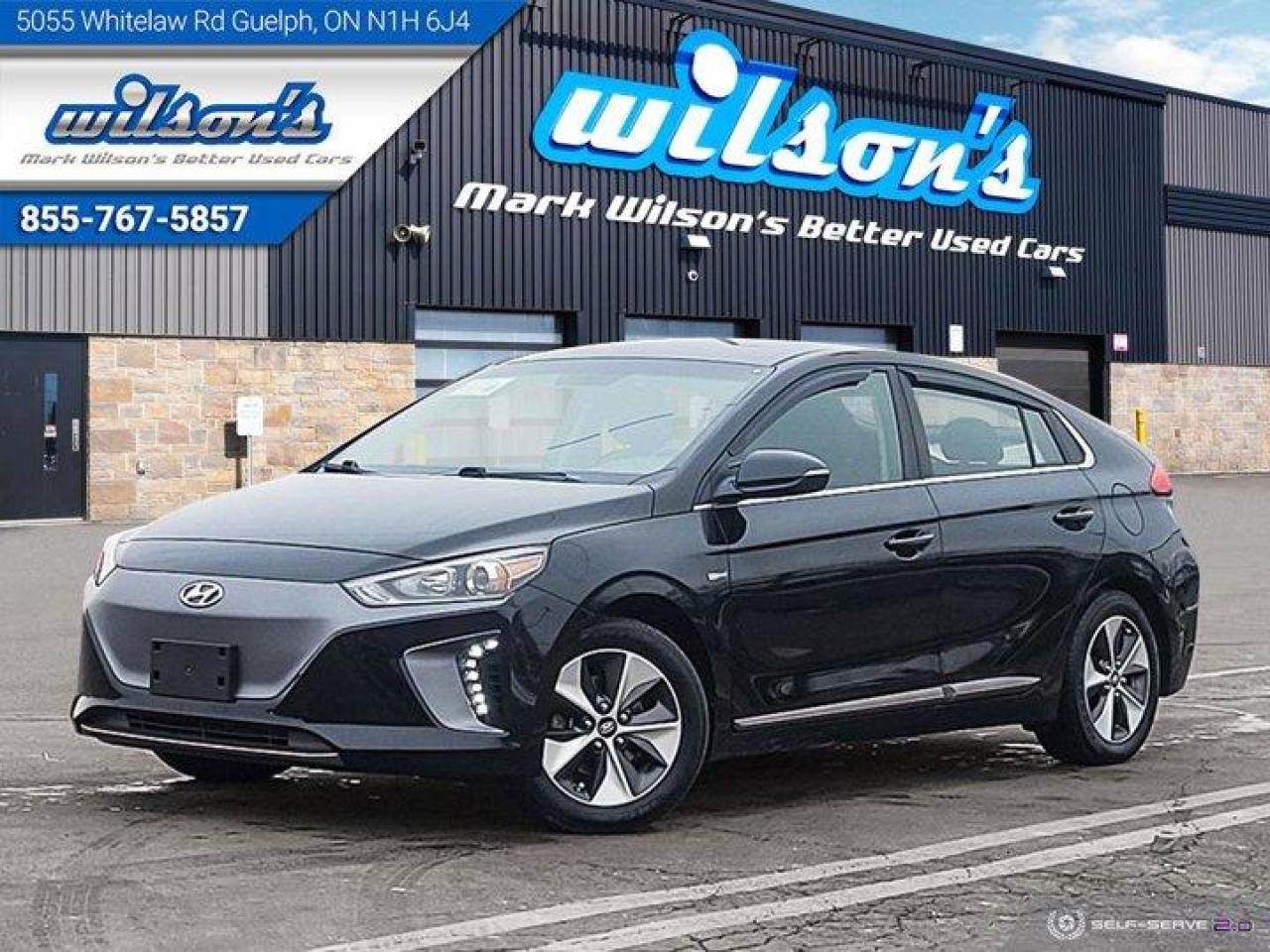 Used 2019 Hyundai IONIQ Electric Preferred Electric - Navigation, Blind Spot Monitoring, Heated Steering Wheel + Seats, & Much More! for sale in Guelph, ON