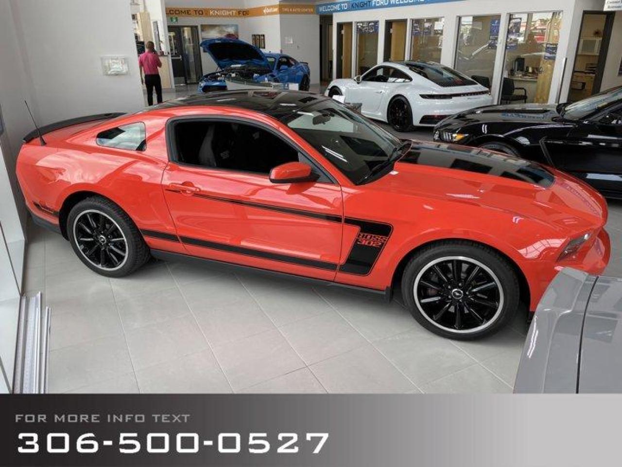 Used 2012 Ford Mustang Boss 302, Like new, Rare! for sale in Moose Jaw, SK