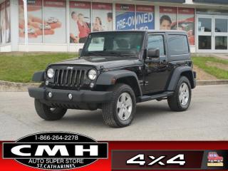 Used 2014 Jeep Wrangler Sport  S/W-AUDIO CRUISE-CTRL MAN 18-AL for sale in St. Catharines, ON