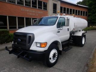 Used 2004 Ford F-750 Regular Cab 2WD Water Tanker Truck Air Brakes Diesel for sale in Burnaby, BC