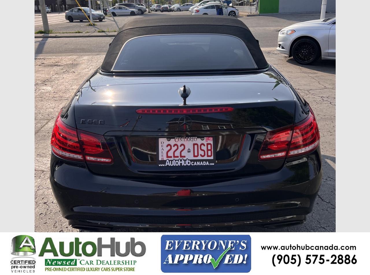 2016 Mercedes-Benz E-Class E550 Cabriolet with Drive Assist and 360 camera-Full Car wraped PPF! Photo