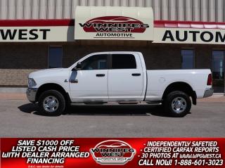Used 2012 RAM 3500 SLT CREW PRE-DEF 6.7L CUMMINS 4X4, EXCEPTIONAL!! for sale in Headingley, MB
