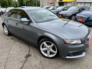 Used 2012 Audi A4 2.0T PREMIUM/AWD/LEATHER/ROOF/P.SEAT/LOADED/ALLOYS for sale in Scarborough, ON