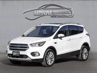 Used 2017 Ford Escape 4WD Titanium Navigation Remote Starter Rear Cam for sale in Concord, ON