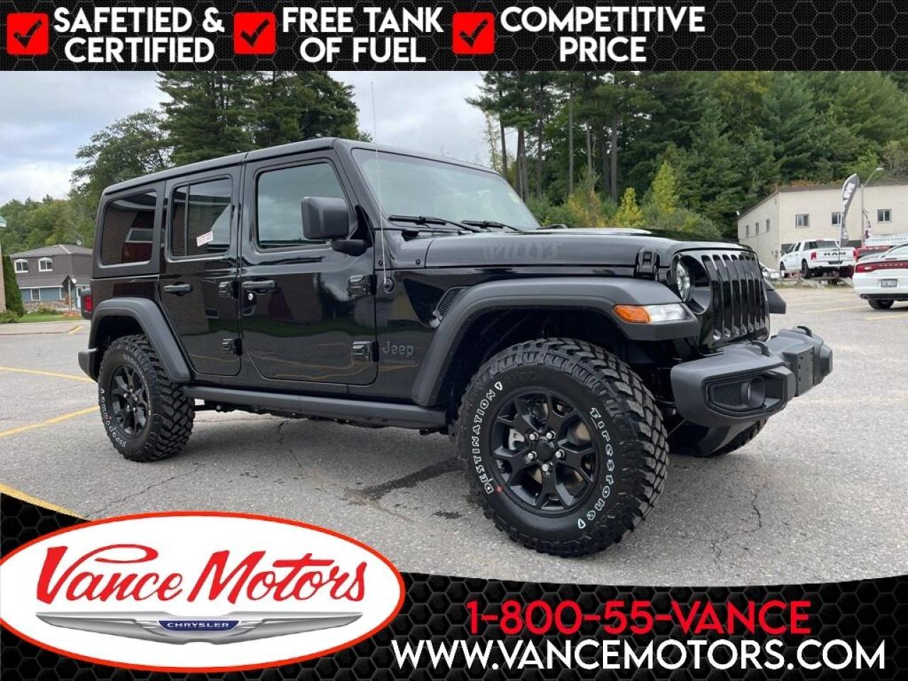 Used 2023 Jeep Wrangler 4-Door Willys 4X4...SUNRIDER TOP*HTD SEATS*TOW! for sale in Bancroft, ON
