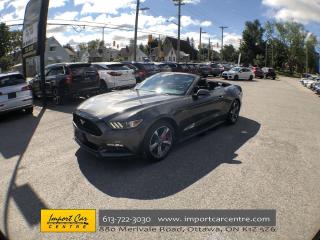 Used 2016 Ford Mustang V6 ALLOYS  CLOTH  V6  POWER TOP  H. STEERING WHEEL for sale in Ottawa, ON