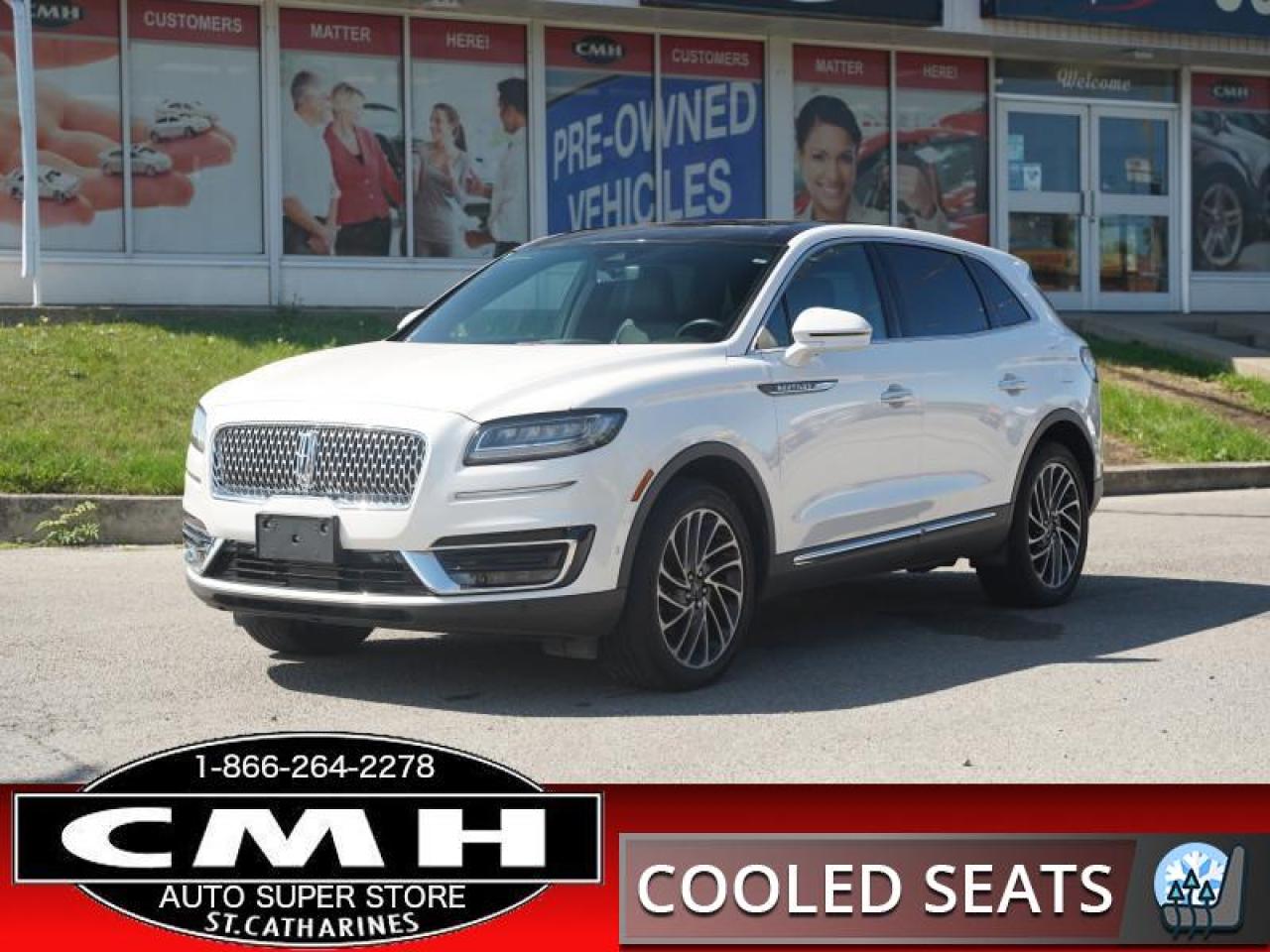 2019 Lincoln Nautilus AWD Reserve  ADAP-CC ROOF COLD-SEATS