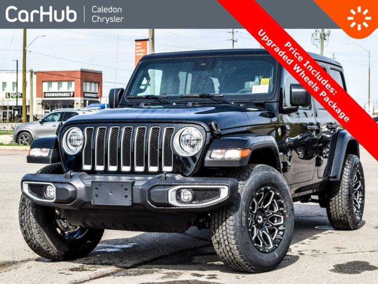 New 2023 Jeep Wrangler Sahara 4 Door Sky Roof Advanced Safety Group Cold Weather Grp for sale in Bolton, ON