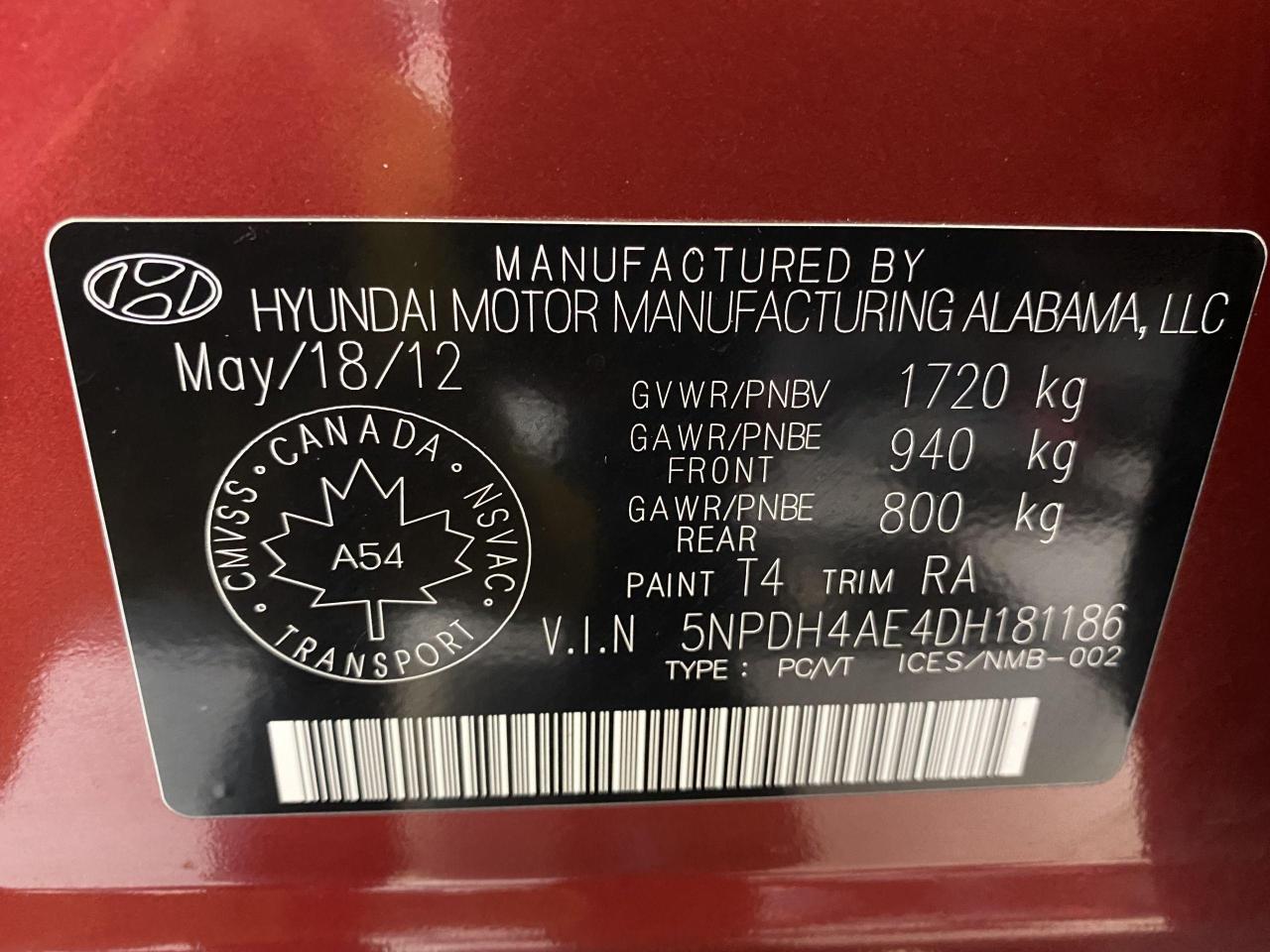2013 Hyundai Elantra GL+Remote Start+A/C+Cruise Control - Photo #35