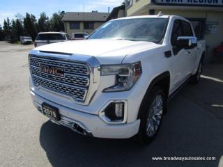 Used 2019 GMC Sierra 1500 LOADED DENALI-EDITION 5 PASSENGER 6.2L - V8.. 4X4.. CREW-CAB.. SHORTY.. NAVIGATION.. LEATHER.. HEATED/AC SEATS.. POWER SUNROOF.. BACK-UP CAMERA.. for sale in Bradford, ON